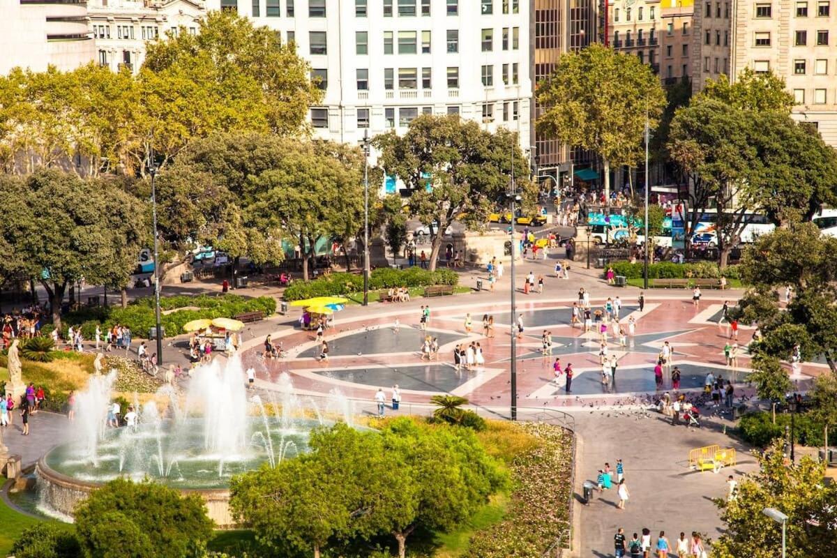 Placa Catalunya Luminous And Exclusive 5bd Penthouse Leilighet Barcelona