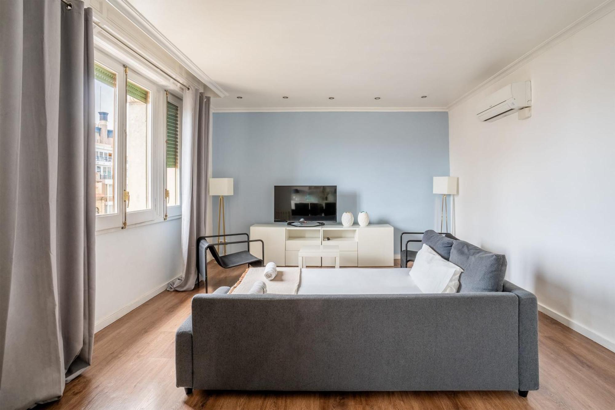 Leilighet Placa Catalunya Luminous And Exclusive 5bd Penthouse *